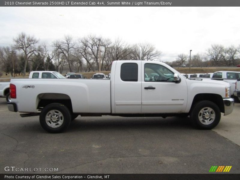 Summit White / Light Titanium/Ebony 2010 Chevrolet Silverado 2500HD LT Extended Cab 4x4