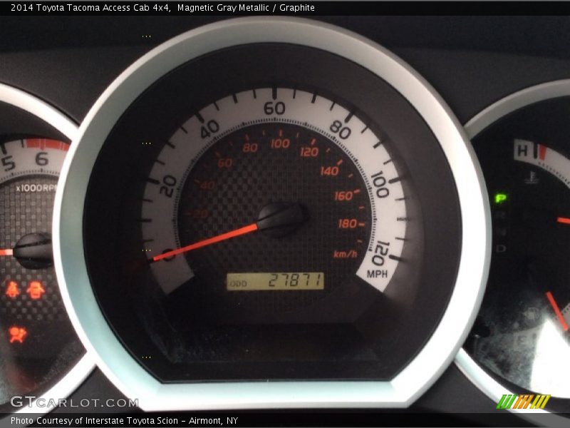 Magnetic Gray Metallic / Graphite 2014 Toyota Tacoma Access Cab 4x4