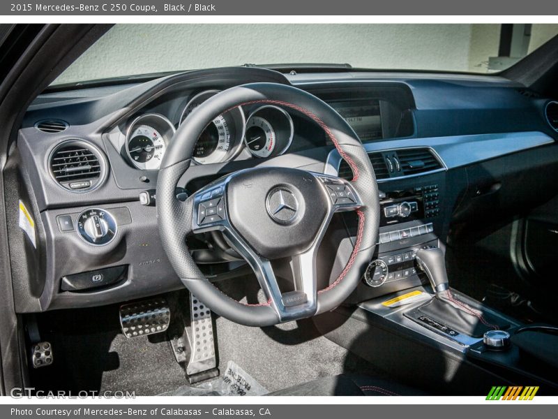 Black / Black 2015 Mercedes-Benz C 250 Coupe