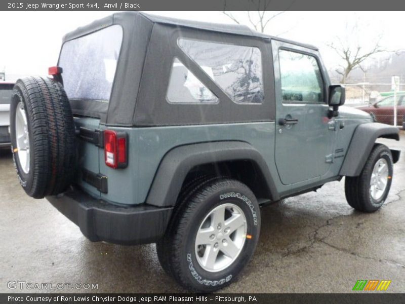 Anvil / Black 2015 Jeep Wrangler Sport 4x4