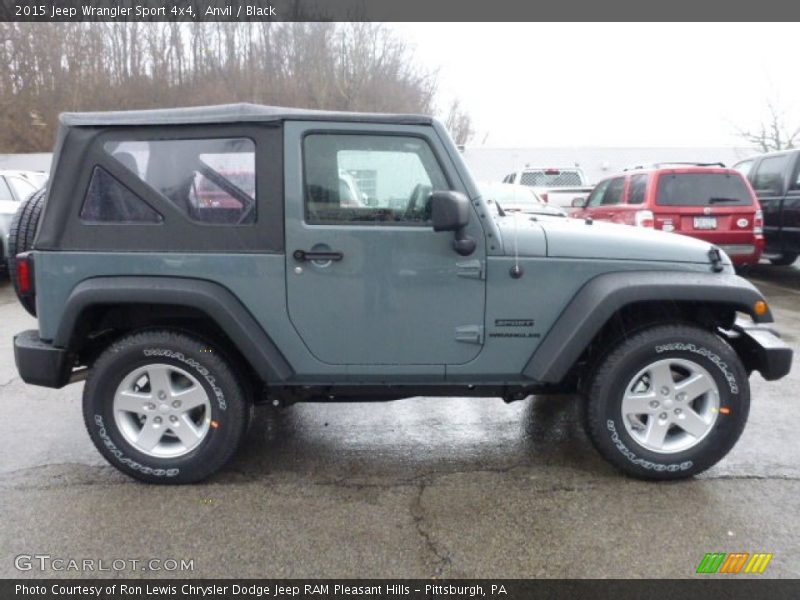 Anvil / Black 2015 Jeep Wrangler Sport 4x4