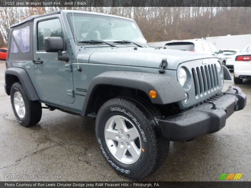 Anvil / Black 2015 Jeep Wrangler Sport 4x4