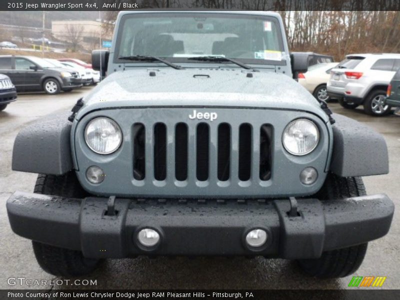 Anvil / Black 2015 Jeep Wrangler Sport 4x4