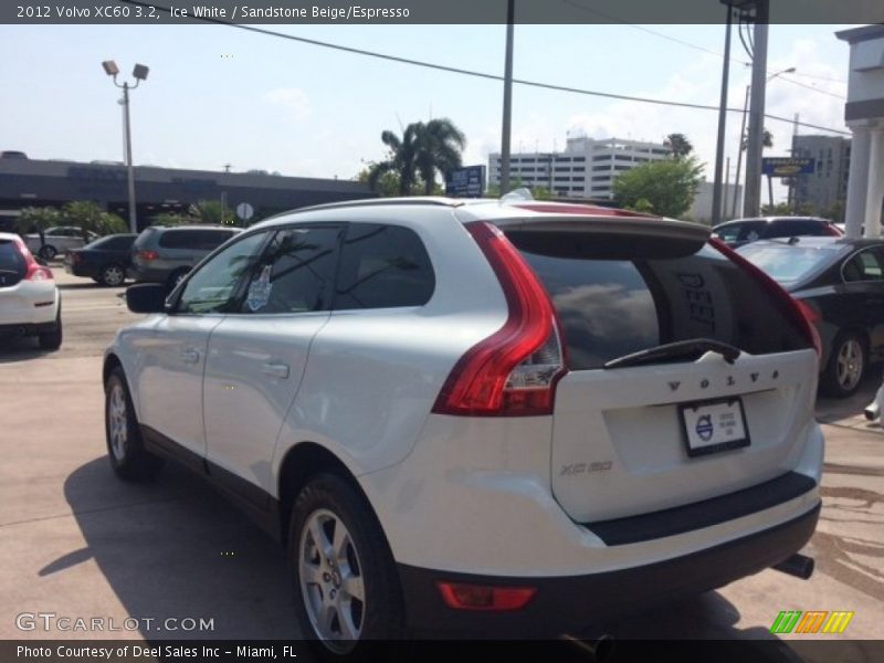 Ice White / Sandstone Beige/Espresso 2012 Volvo XC60 3.2