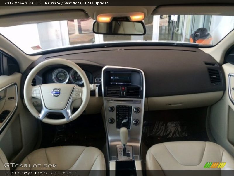 Ice White / Sandstone Beige/Espresso 2012 Volvo XC60 3.2