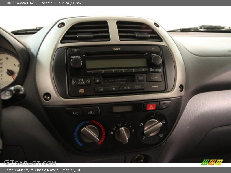 Spectra Blue Mica / Gray 2003 Toyota RAV4