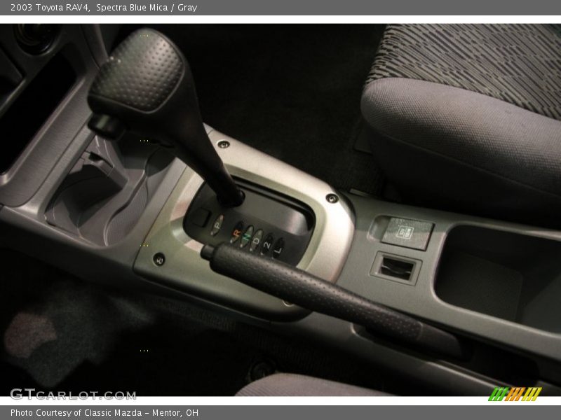 Spectra Blue Mica / Gray 2003 Toyota RAV4