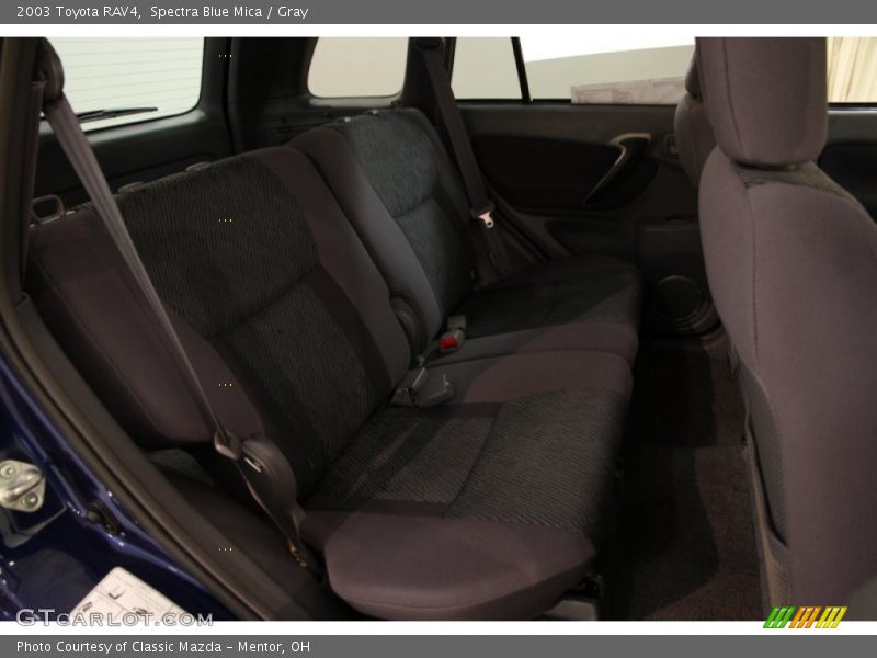 Spectra Blue Mica / Gray 2003 Toyota RAV4