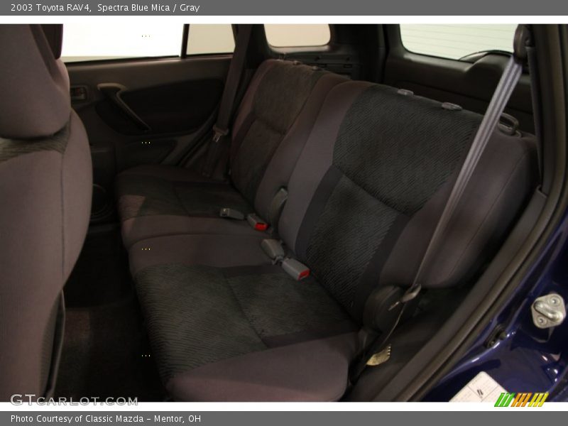 Spectra Blue Mica / Gray 2003 Toyota RAV4