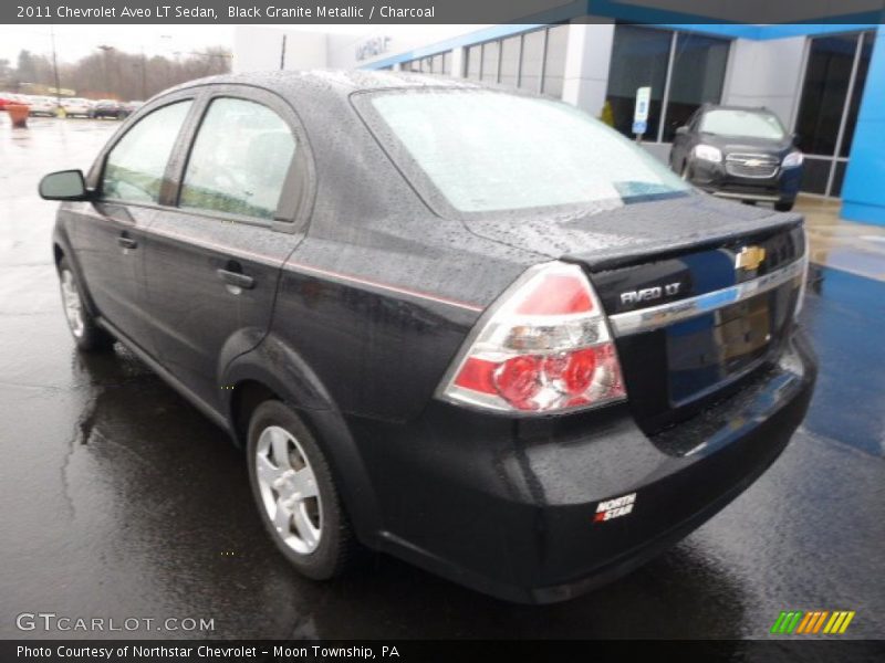 Black Granite Metallic / Charcoal 2011 Chevrolet Aveo LT Sedan