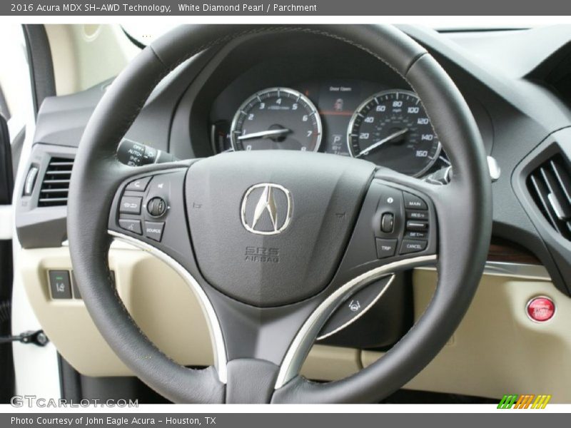 White Diamond Pearl / Parchment 2016 Acura MDX SH-AWD Technology