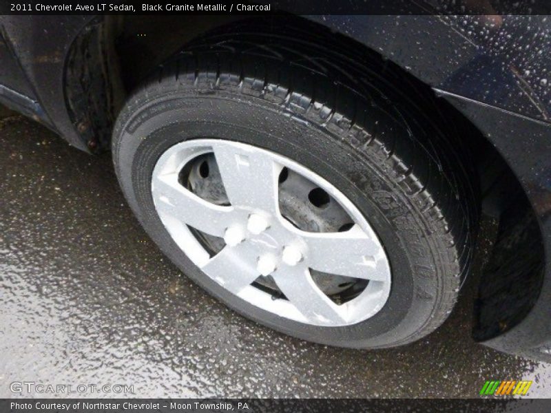 Black Granite Metallic / Charcoal 2011 Chevrolet Aveo LT Sedan