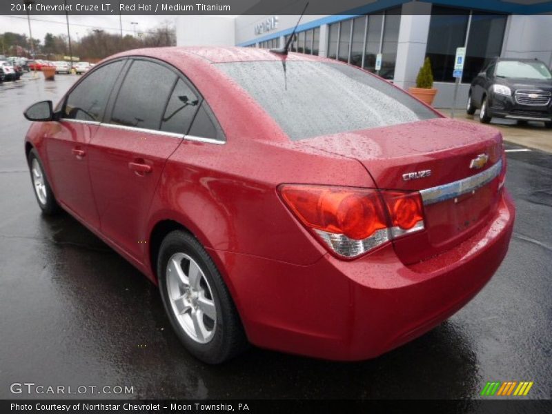 Red Hot / Medium Titanium 2014 Chevrolet Cruze LT