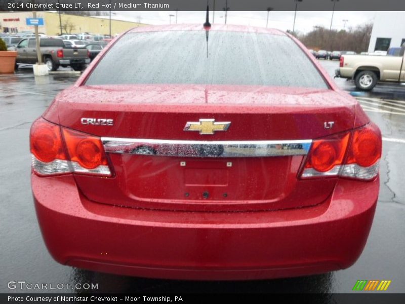 Red Hot / Medium Titanium 2014 Chevrolet Cruze LT