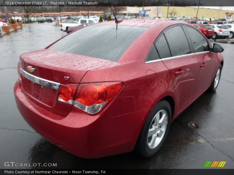 Red Hot / Medium Titanium 2014 Chevrolet Cruze LT