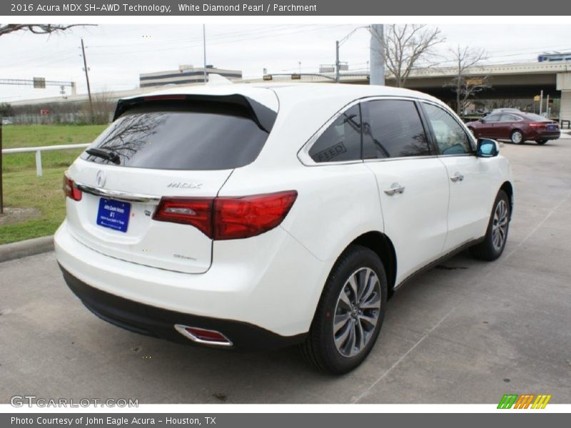 White Diamond Pearl / Parchment 2016 Acura MDX SH-AWD Technology