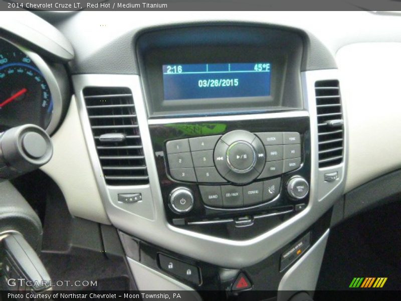 Red Hot / Medium Titanium 2014 Chevrolet Cruze LT