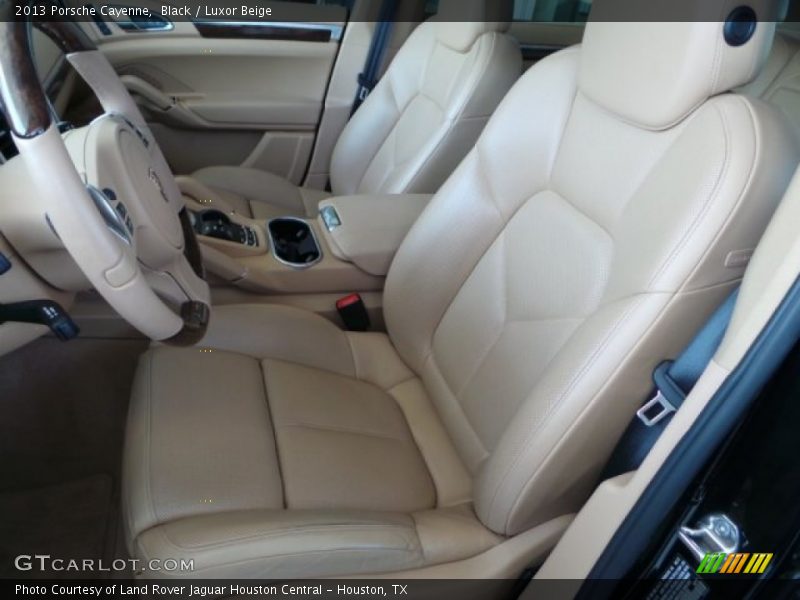 Black / Luxor Beige 2013 Porsche Cayenne