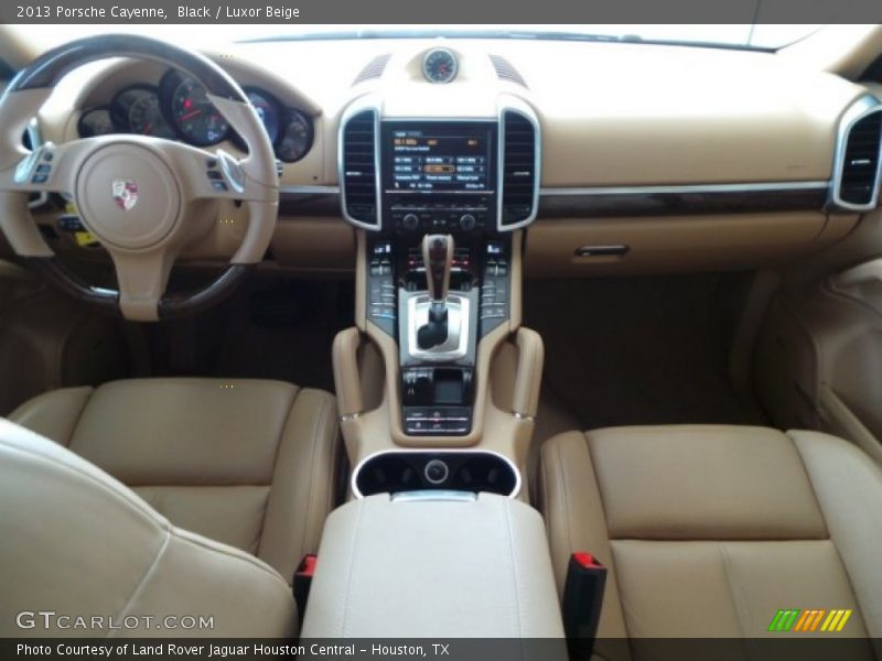 Black / Luxor Beige 2013 Porsche Cayenne