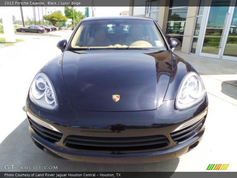 Black / Luxor Beige 2013 Porsche Cayenne