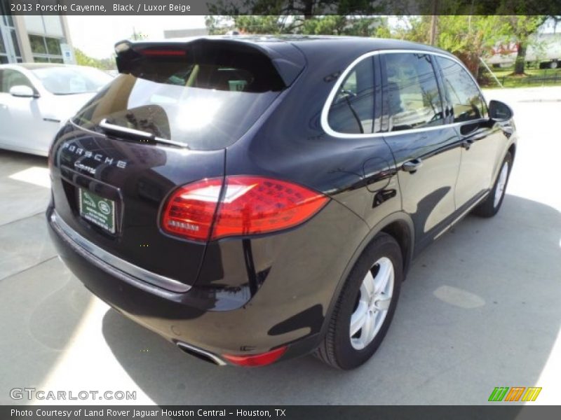 Black / Luxor Beige 2013 Porsche Cayenne