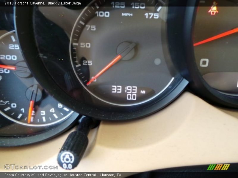 Black / Luxor Beige 2013 Porsche Cayenne
