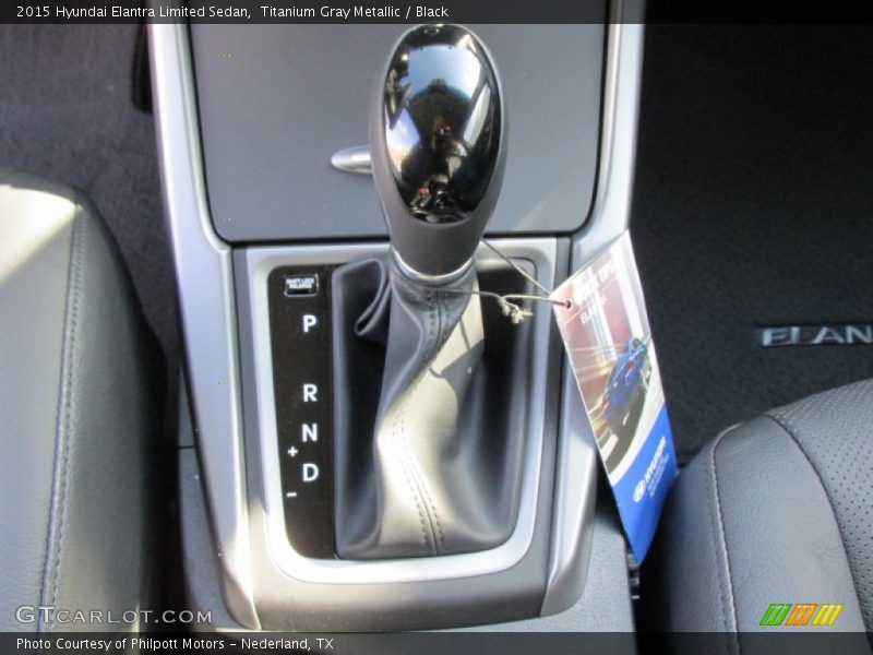 Titanium Gray Metallic / Black 2015 Hyundai Elantra Limited Sedan