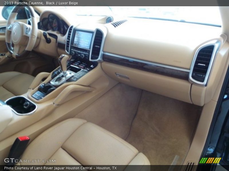 Black / Luxor Beige 2013 Porsche Cayenne