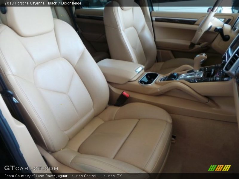 Black / Luxor Beige 2013 Porsche Cayenne