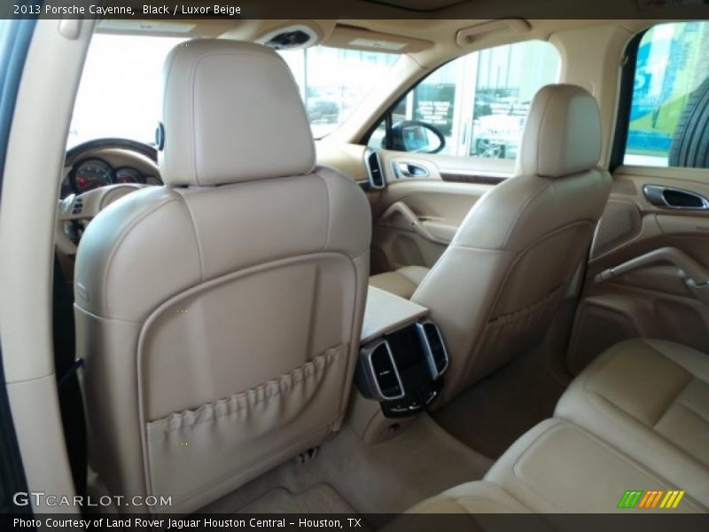 Black / Luxor Beige 2013 Porsche Cayenne