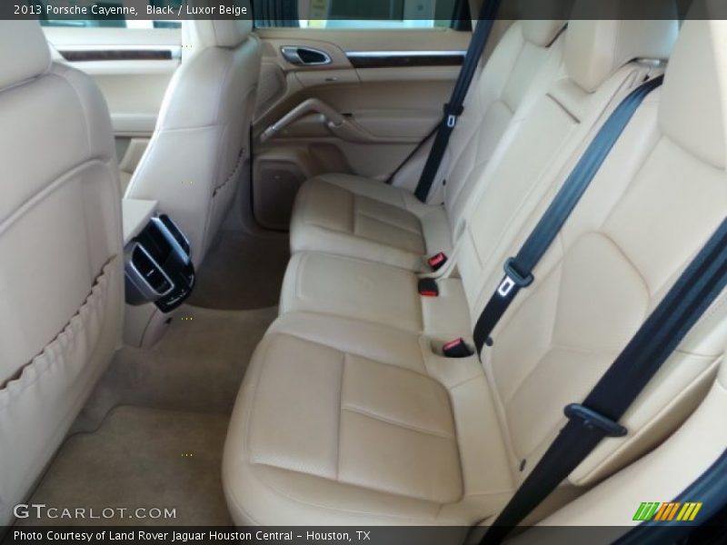 Black / Luxor Beige 2013 Porsche Cayenne
