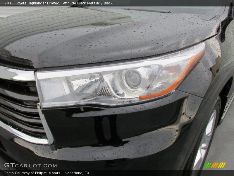 Attitude Black Metallic / Black 2015 Toyota Highlander Limited