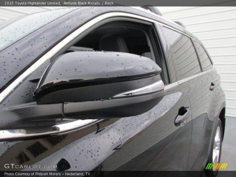 Attitude Black Metallic / Black 2015 Toyota Highlander Limited