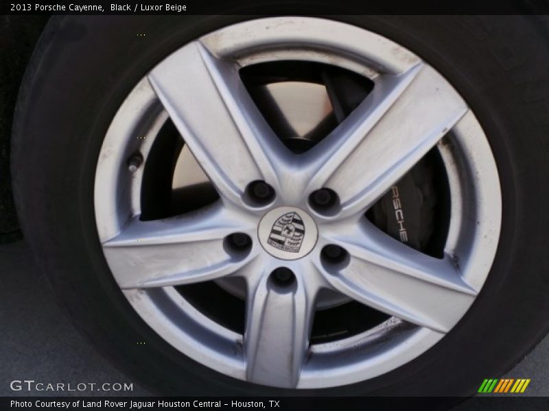 Black / Luxor Beige 2013 Porsche Cayenne