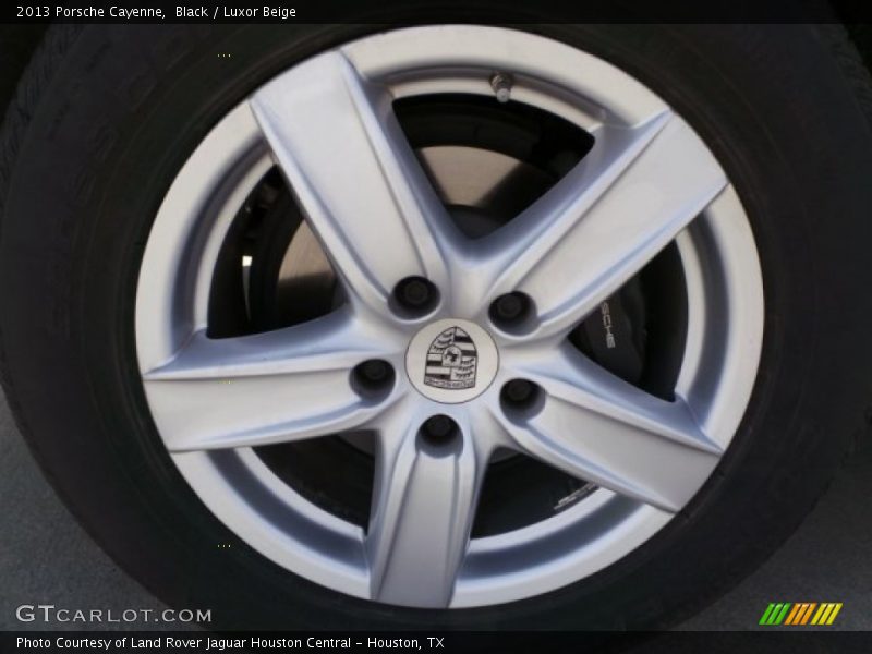 Black / Luxor Beige 2013 Porsche Cayenne