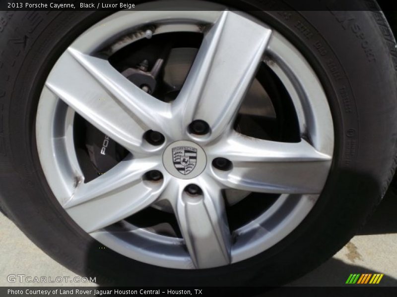 Black / Luxor Beige 2013 Porsche Cayenne