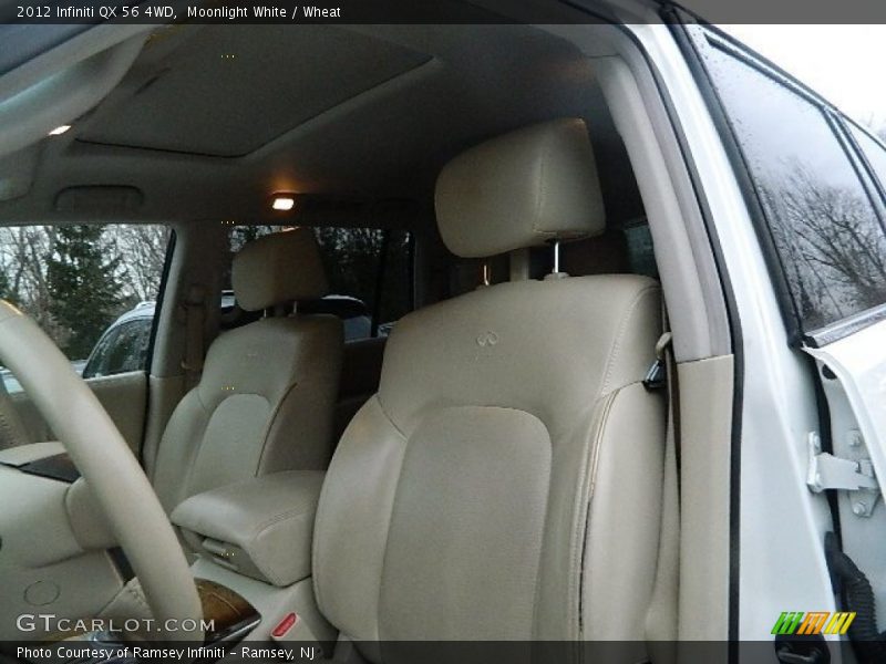 Moonlight White / Wheat 2012 Infiniti QX 56 4WD