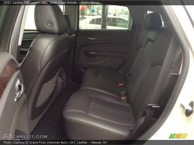 Silver Coast Metallic / Ebony/Ebony 2015 Cadillac SRX Luxury AWD