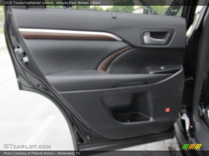 Attitude Black Metallic / Black 2015 Toyota Highlander Limited