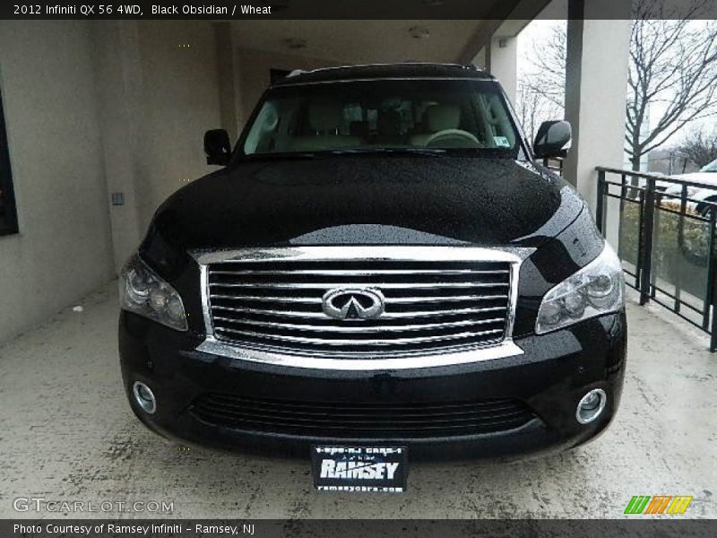 Black Obsidian / Wheat 2012 Infiniti QX 56 4WD