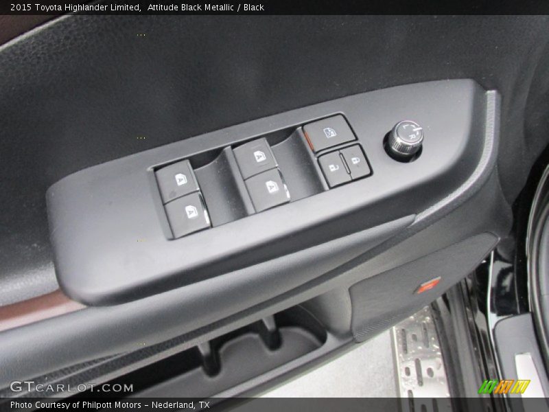 Controls of 2015 Highlander Limited