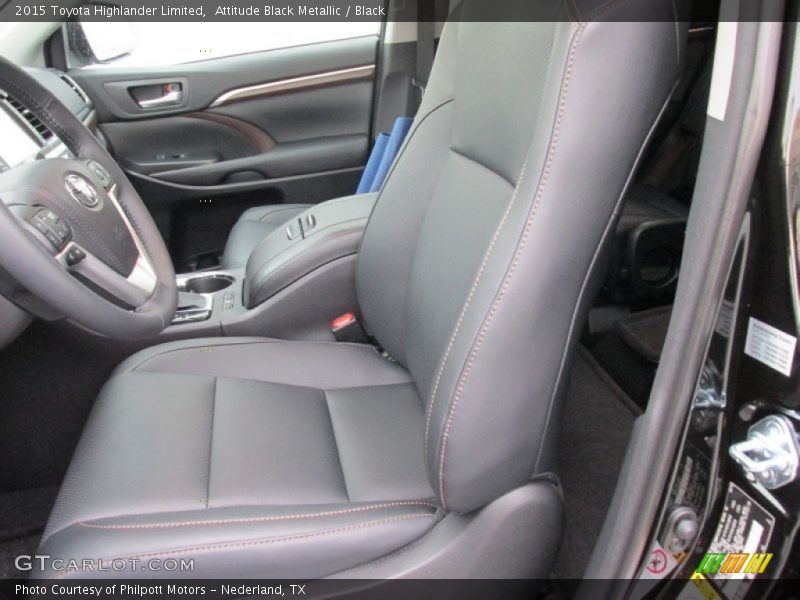 Attitude Black Metallic / Black 2015 Toyota Highlander Limited