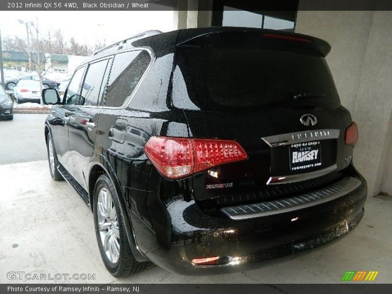 Black Obsidian / Wheat 2012 Infiniti QX 56 4WD