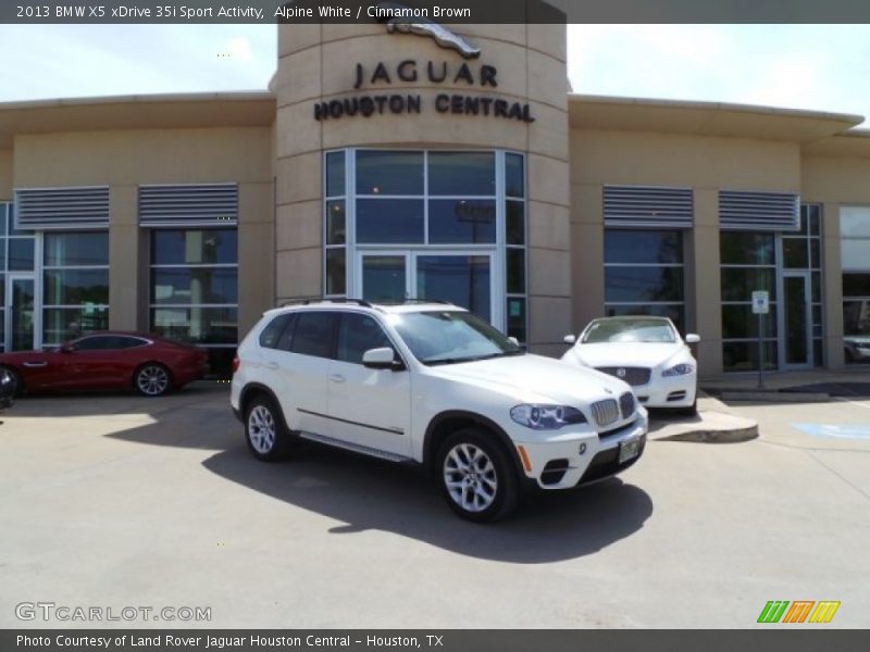 Alpine White / Cinnamon Brown 2013 BMW X5 xDrive 35i Sport Activity