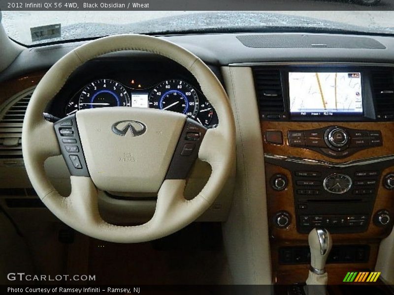 Black Obsidian / Wheat 2012 Infiniti QX 56 4WD