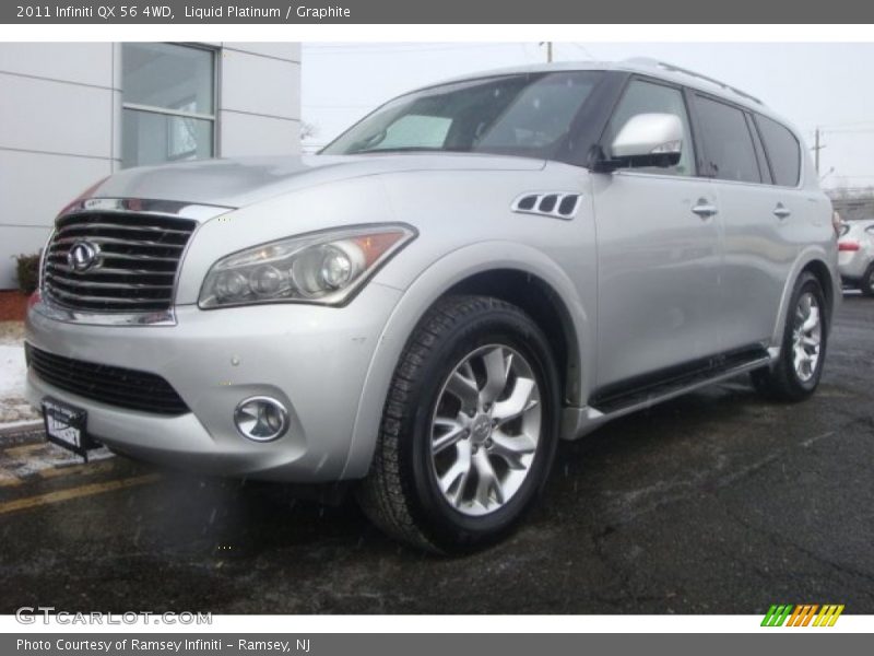 Liquid Platinum / Graphite 2011 Infiniti QX 56 4WD