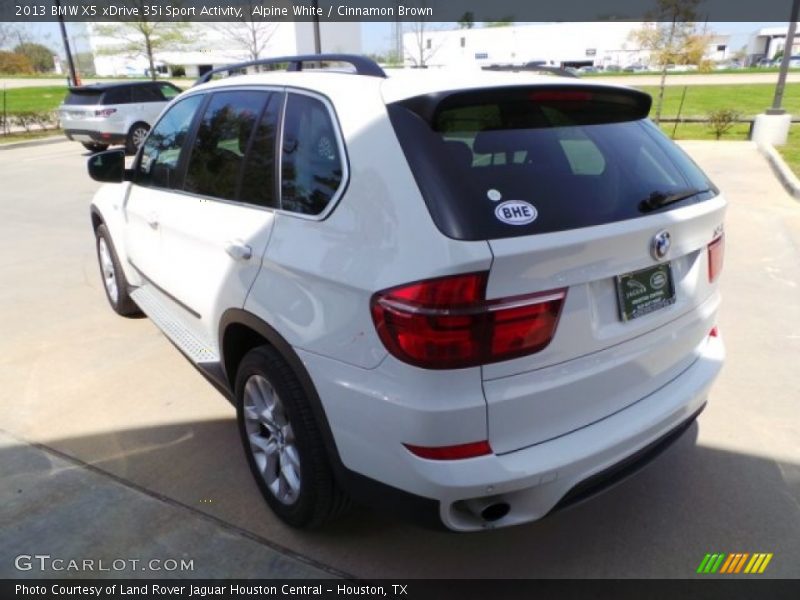 Alpine White / Cinnamon Brown 2013 BMW X5 xDrive 35i Sport Activity