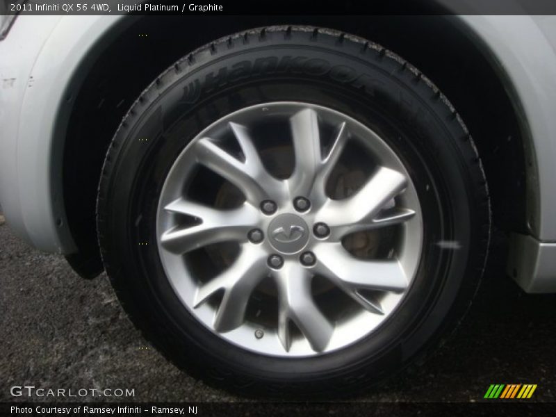Liquid Platinum / Graphite 2011 Infiniti QX 56 4WD
