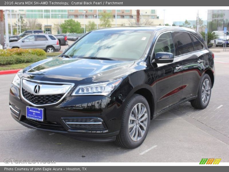 Crystal Black Pearl / Parchment 2016 Acura MDX SH-AWD Technology