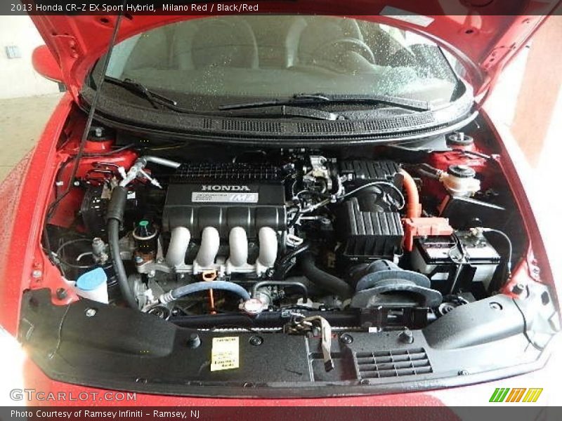  2013 CR-Z EX Sport Hybrid Engine - 1.5 Liter SOHC 16-Valve i-VTEC 4 Cylinder IMA Gasoline/Electric Hybrid